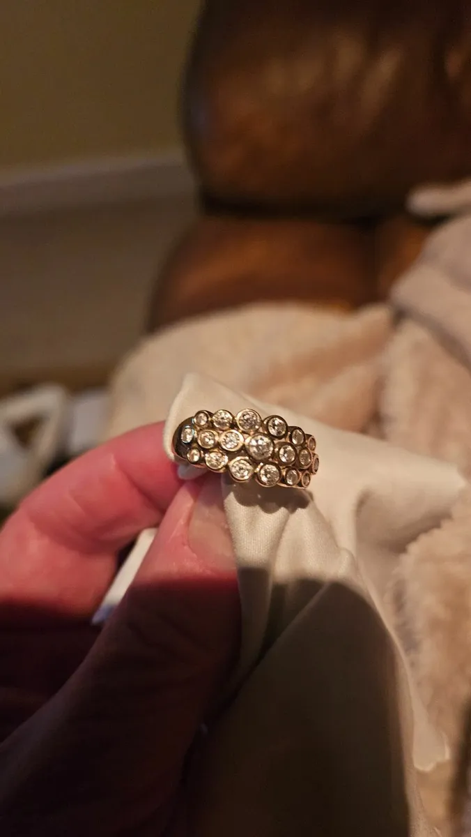 1ct Lab Grown Diamond "Bubble" ring - Image 1