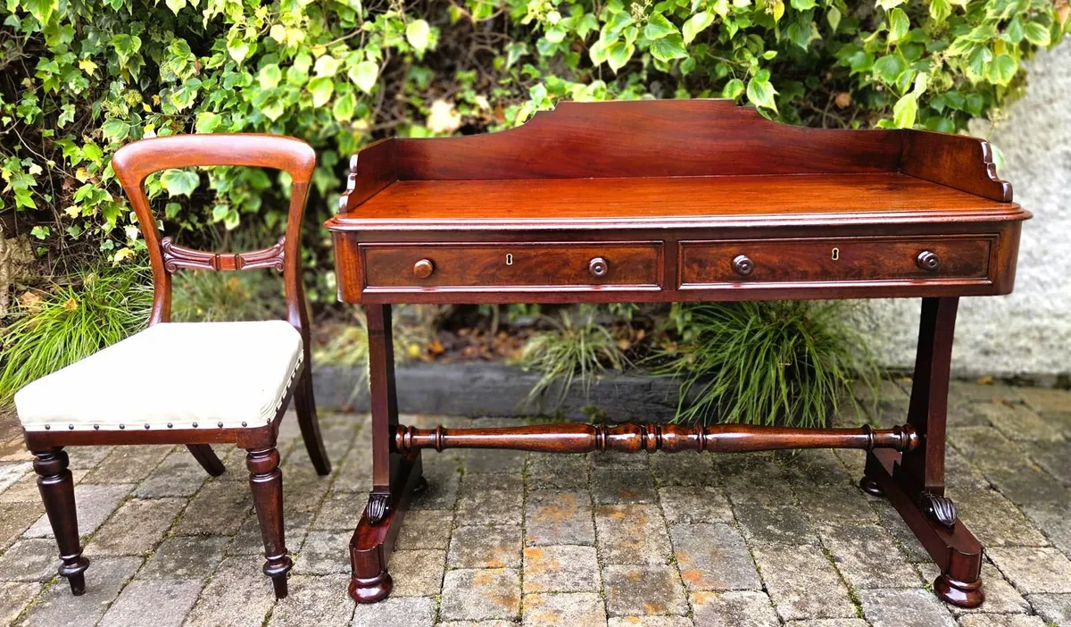 Victorian Library Table- Circa 1860 - Image 1