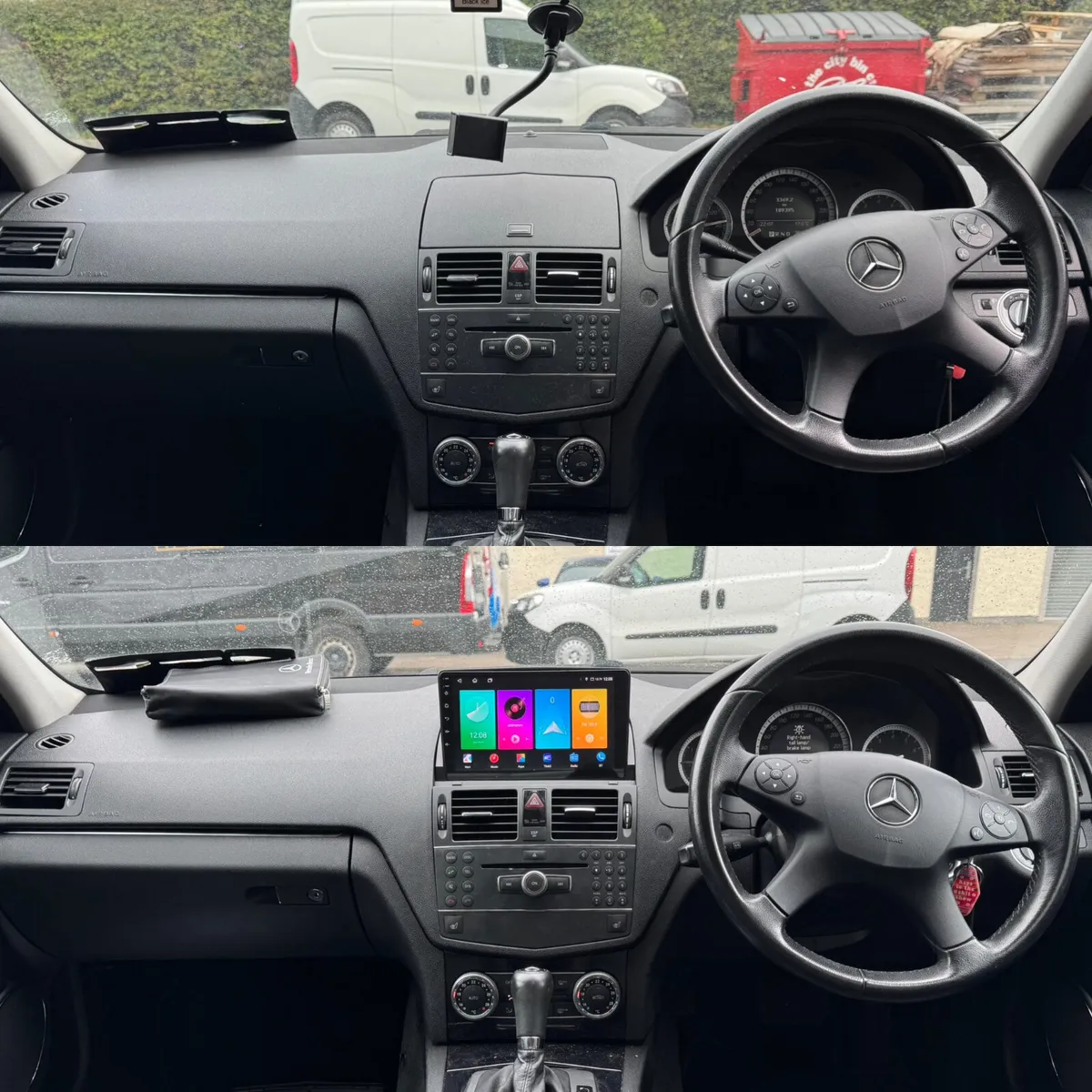 Mercedes C Carplay Android Auto Radio - Image 1