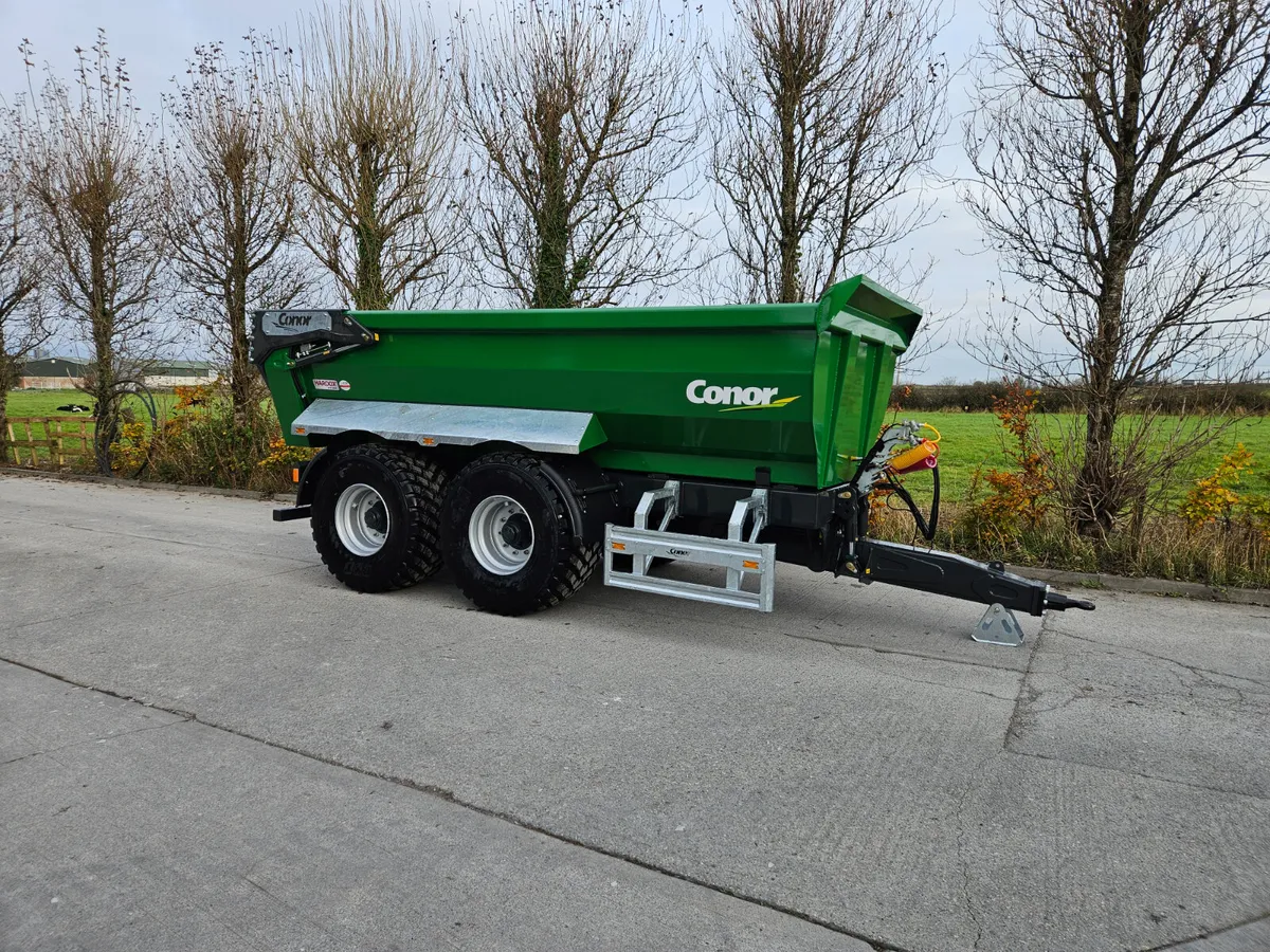 Conor 20T half pipe dump trailer - Image 1