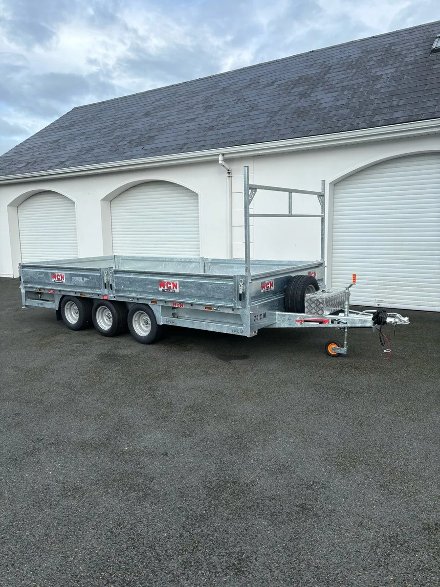 MCN Trailers 14ft Flatbed Buidlers trailer - Image 1