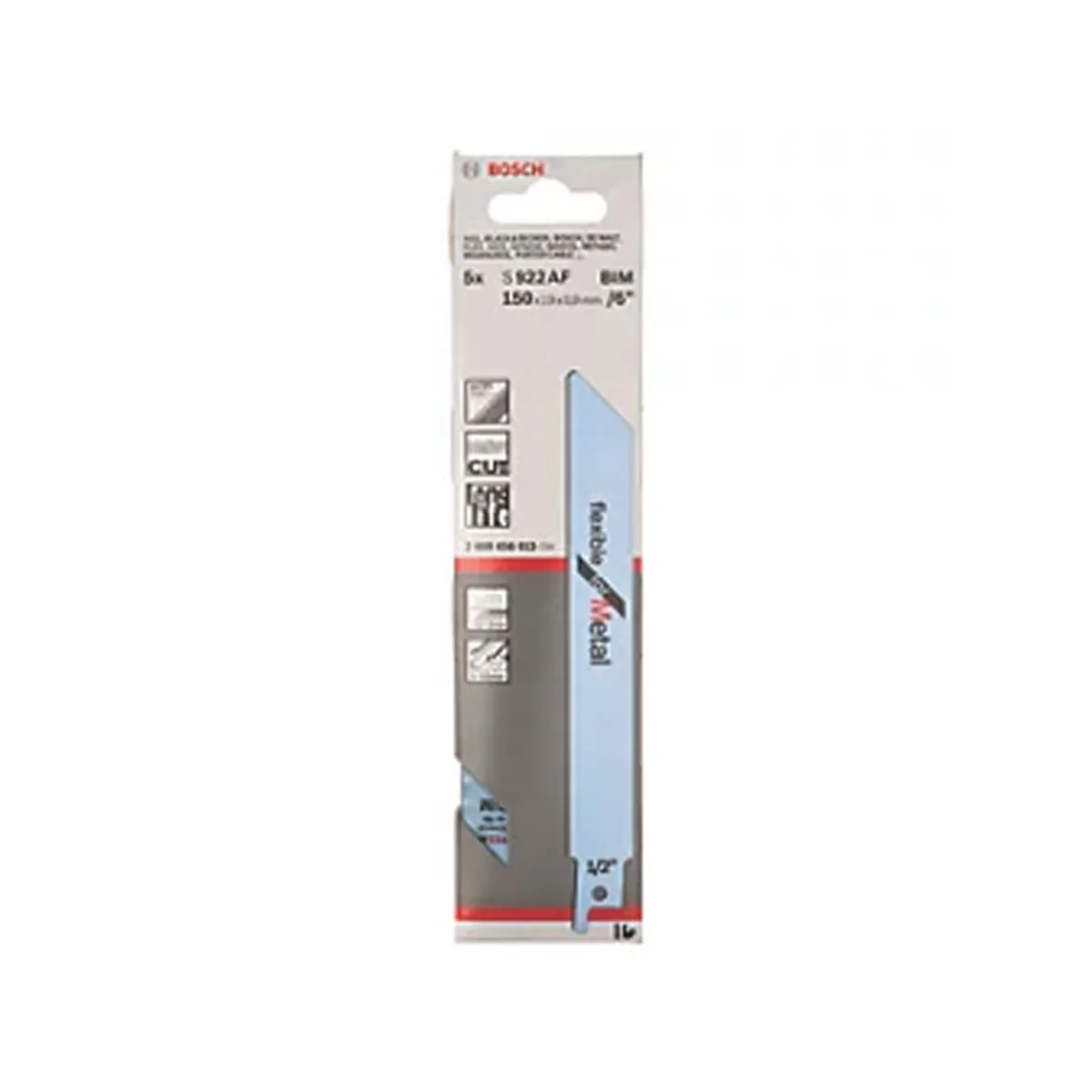 Bosch Reciprocating Saw Blades – 150mm (5 Pack) - Image 3