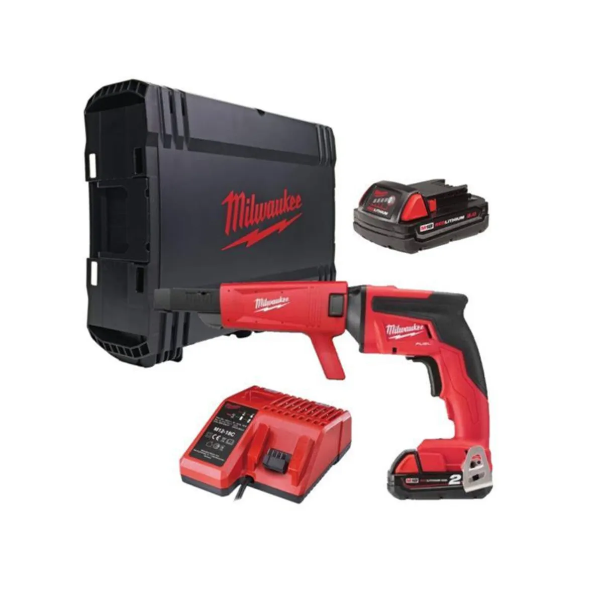 Milwaukee Drywall Cordless Screw Gun – (2×2.0Ah) - Image 1