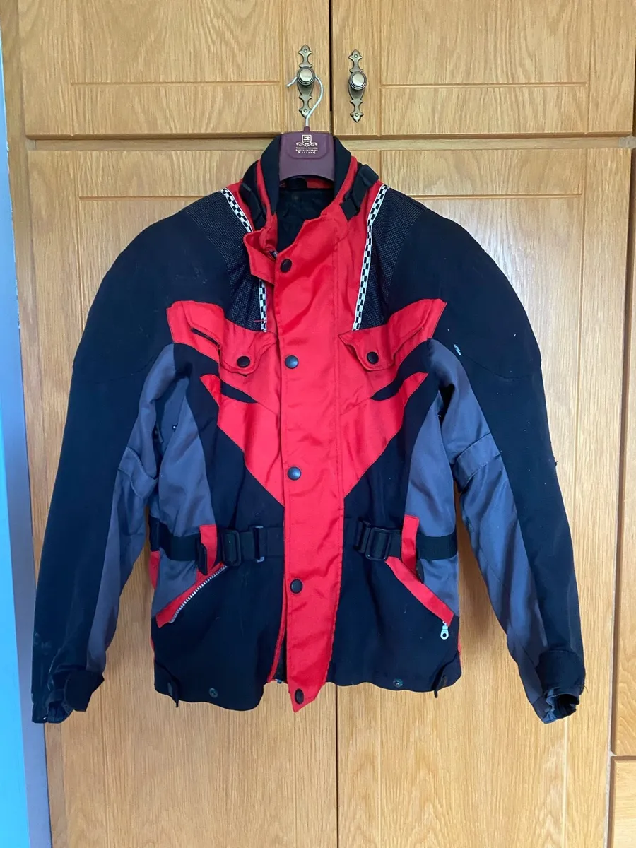 Scotchlite 3M leather biker jacket - Image 1