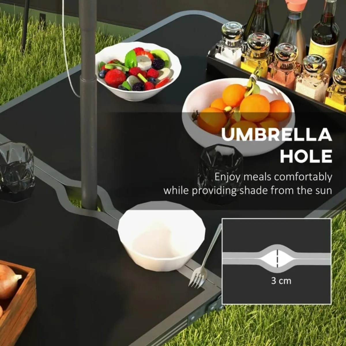 Four-Person Foldable Aluminium Picnic Set - Image 4