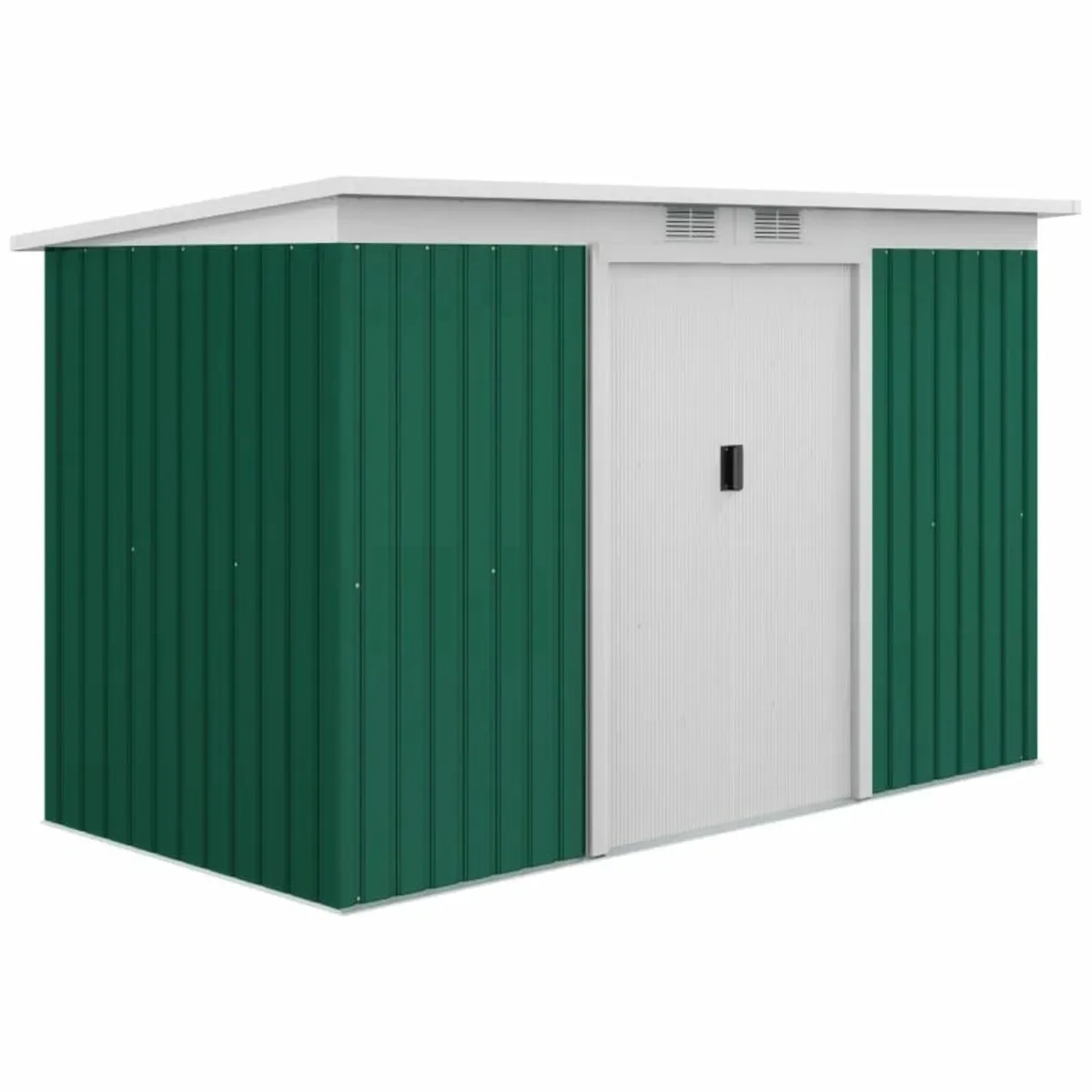 4ft x 9ft Steel Garden Tool Shed - Image 1