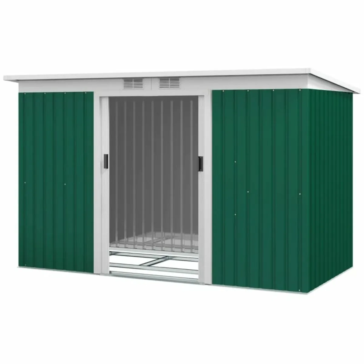4ft x 9ft Steel Garden Tool Shed - Image 3