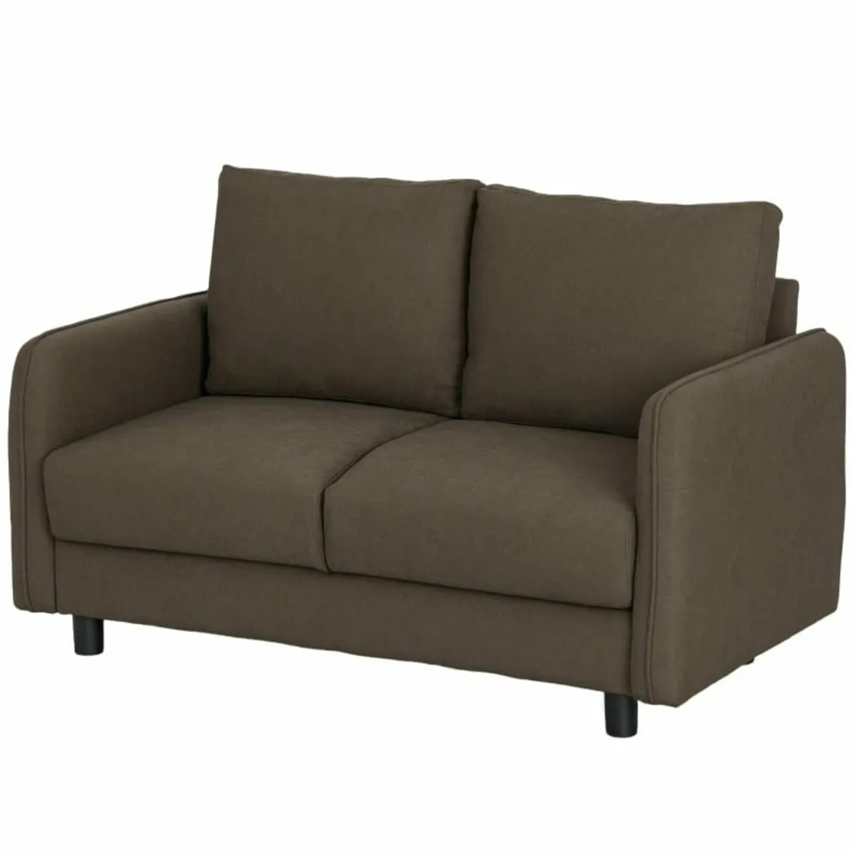 Two-seater sofa with storage, upholstered velvet s - Image 2