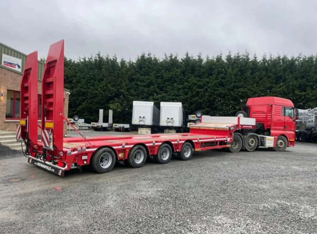 2025 FAYMONVILLE 4 AXEL 9FT WIDE LOW LOADER - Image 3
