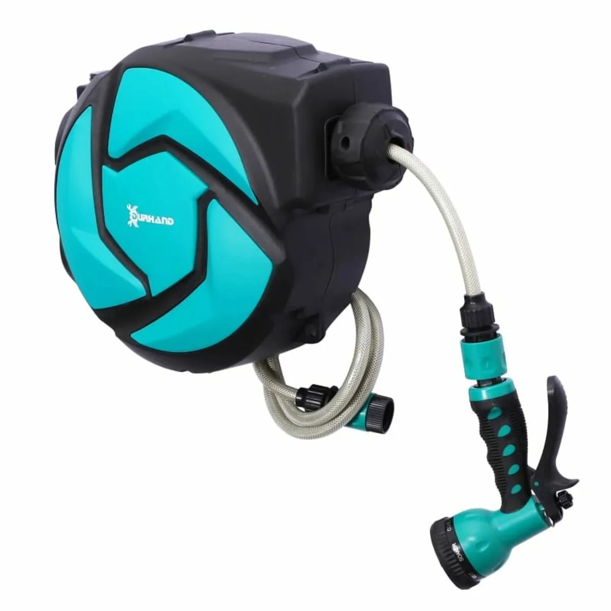 10m Garden Auto Hose Reel Wall Mounted Retractable - Image 1