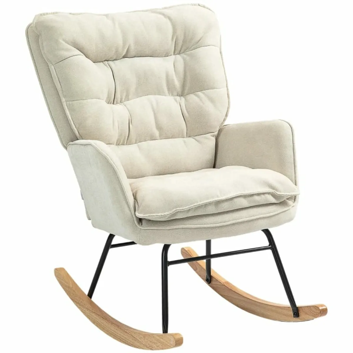 chair, wide seat, high backrest, beech wood frame, - Image 2