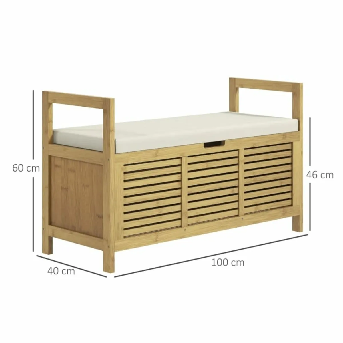 Shoe Rack with Storage, Shoe Bench, Soft Seat Cush - Image 4