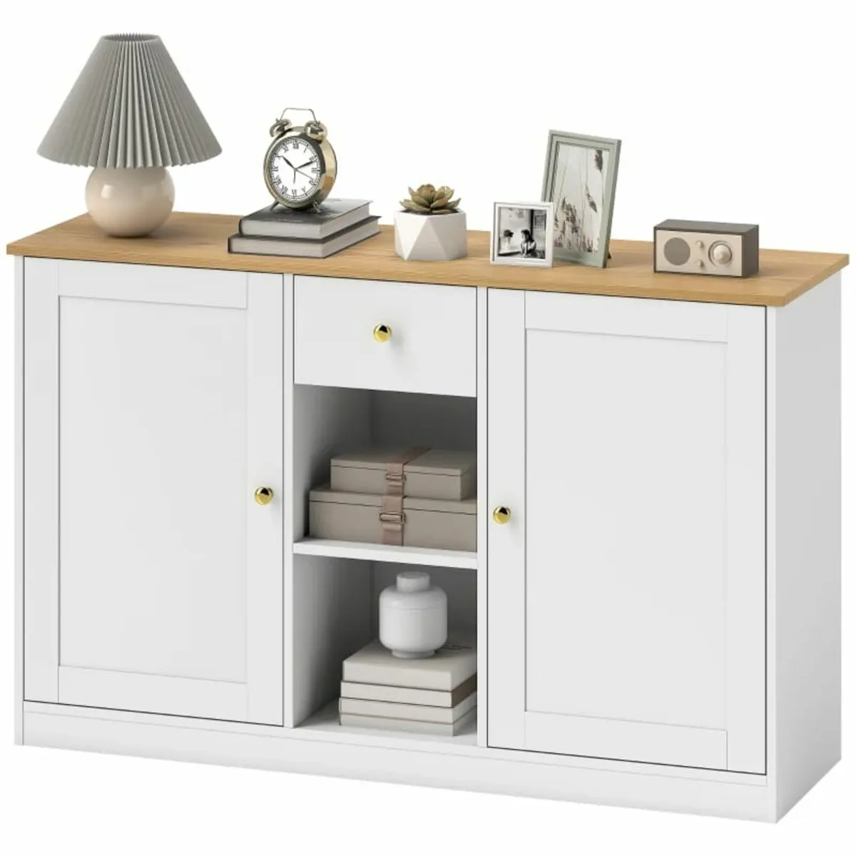 Kitchen Dresser, Sideboard with Drawer, Cabinets, - Image 2