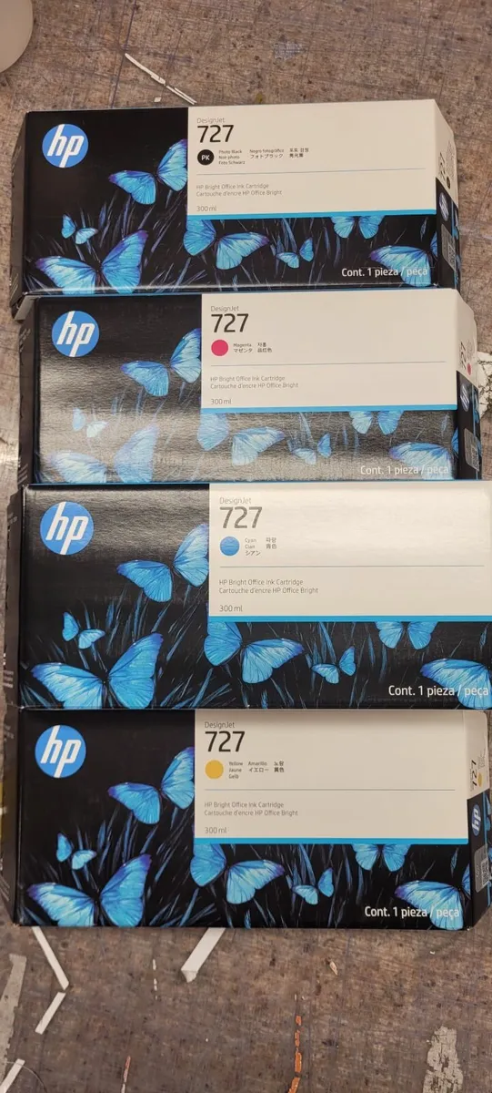 HP 727 Ink Cartridges