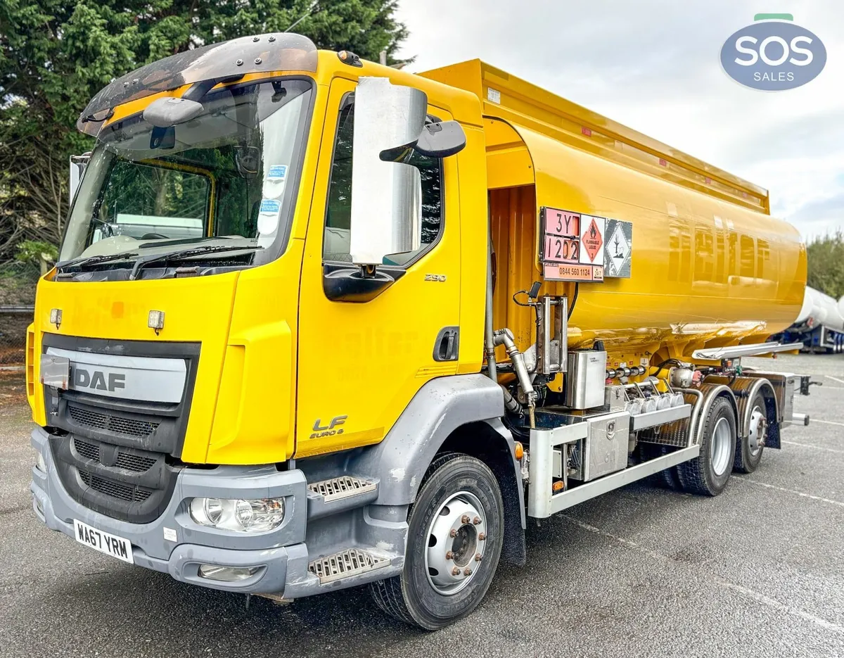 2017 DAF LF 290 FA Euro 6 Rigid Tanker - Image 1