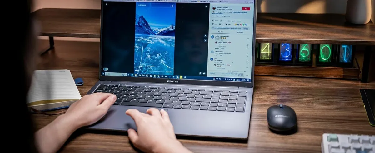 Teclast F17 Plus Laptop 17.3 screen. Windows 11 - Image 2