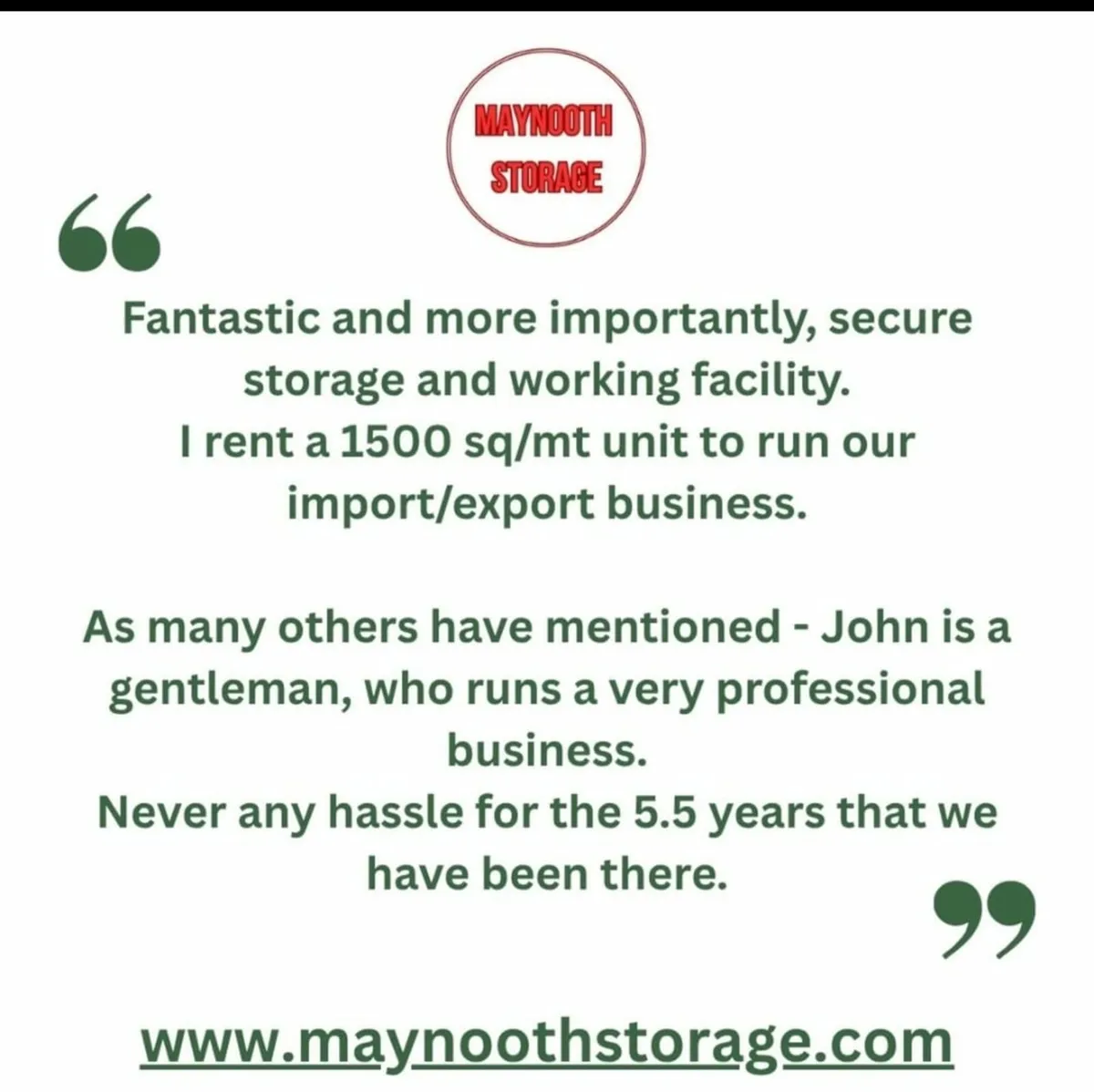Yard space to let at Maynooth Storage - Image 4