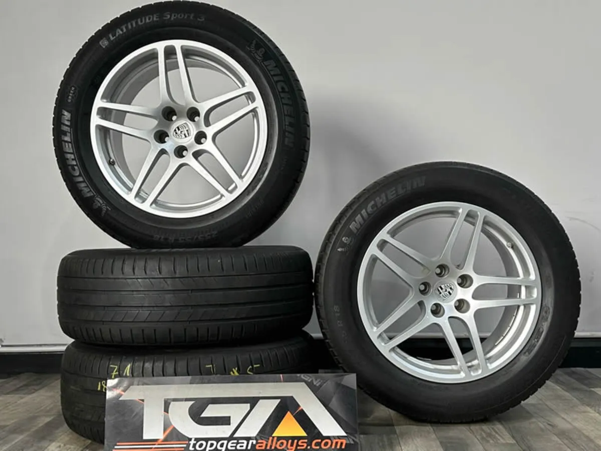 18" Genuine PORSCHE MACAN S Alloy Wheels & Tyres - Image 1
