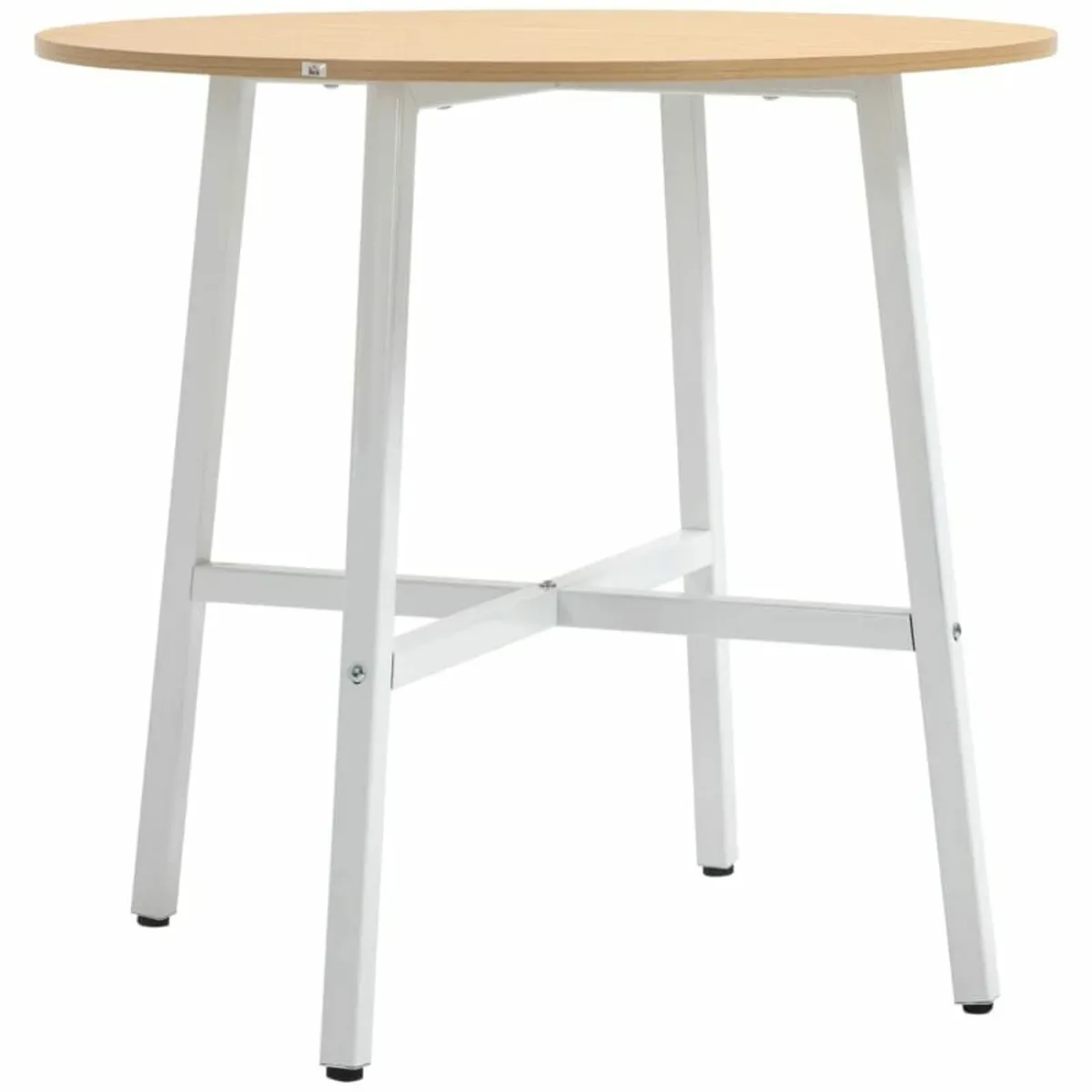 Dining table, industrial style, rounded design, st - Image 2