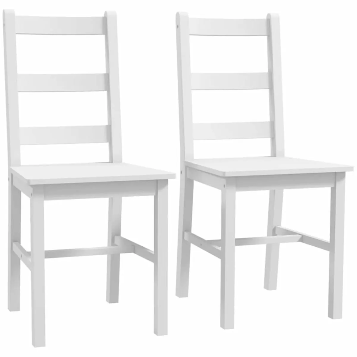 Dining Chairs 2-Piece Set Wooden Kitchen Chair wit - Image 1