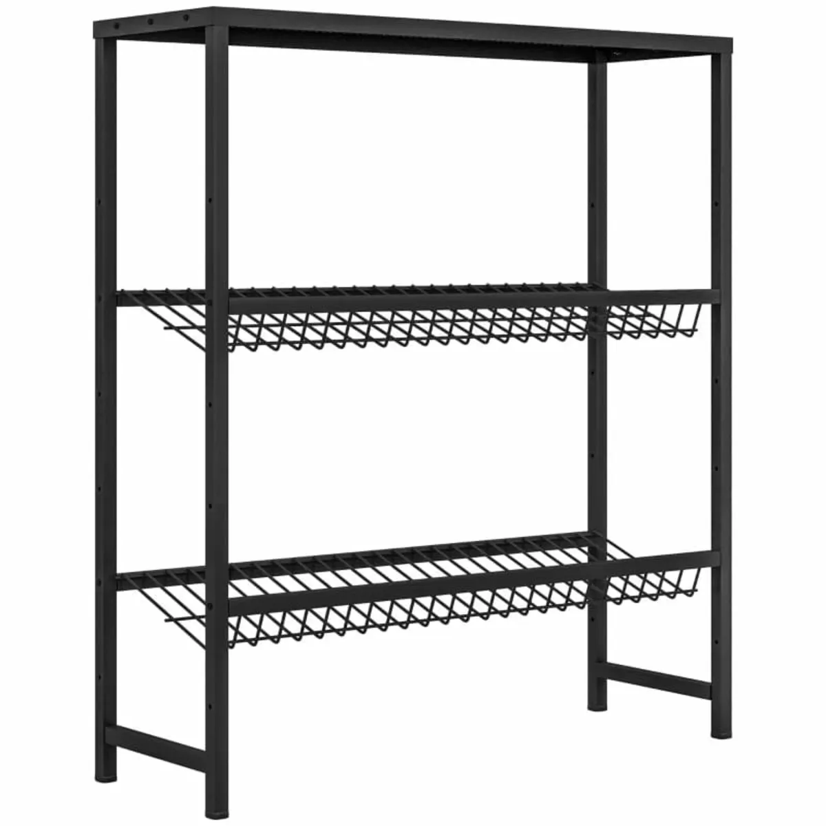 Storage shelf, height-adjustable, sturdy metal, sp - Image 1