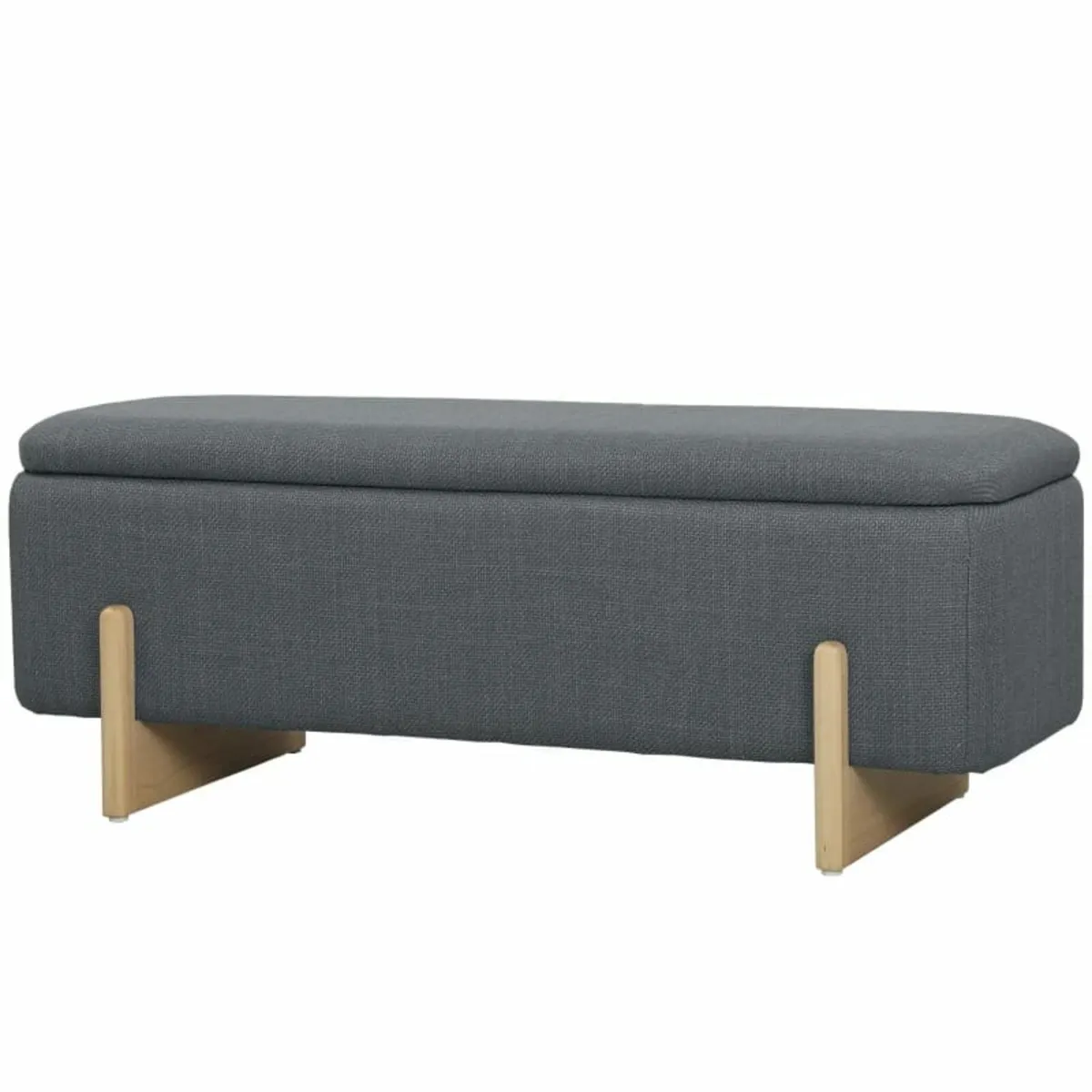 Storage stool with storage, bench with foam paddin - Image 2