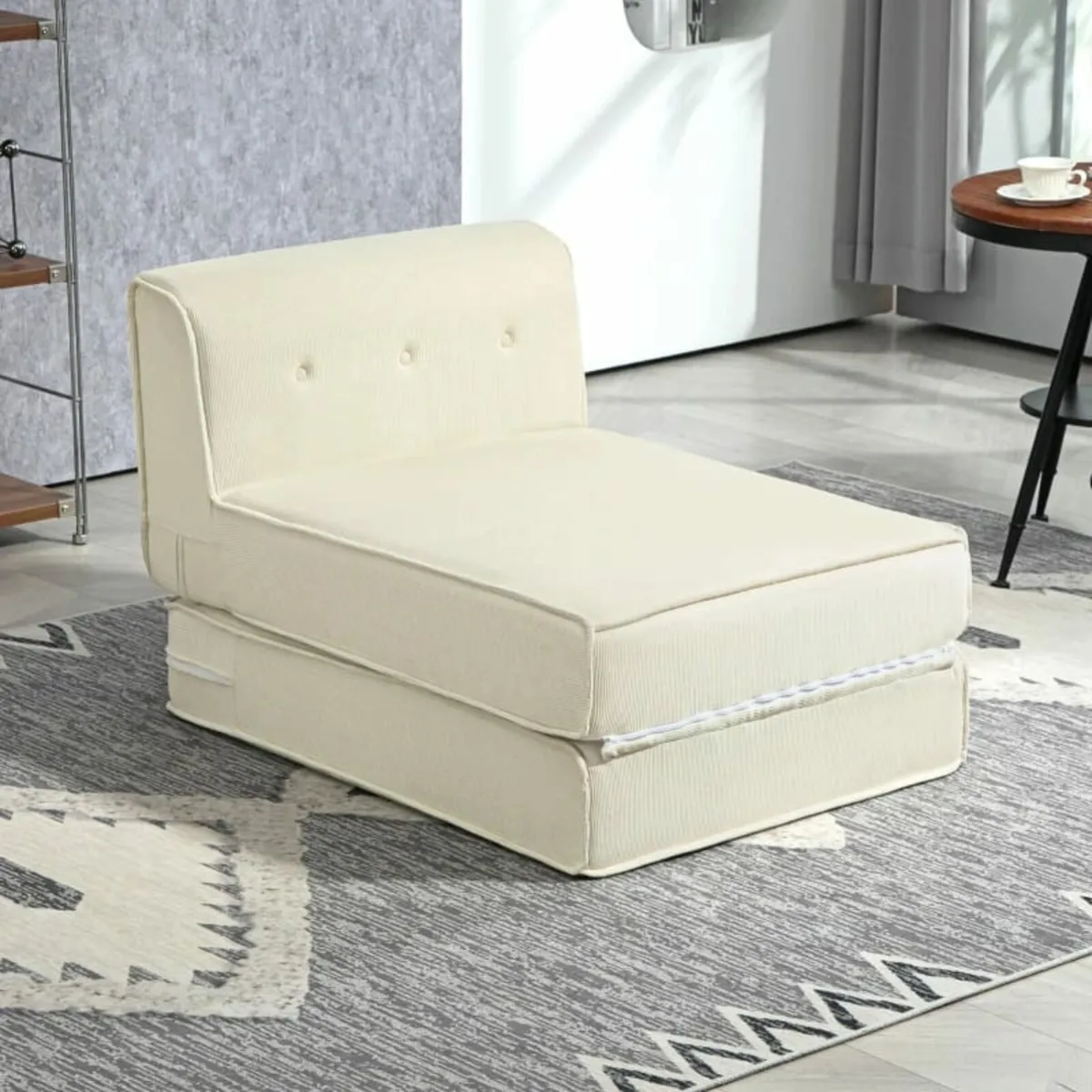 Floor sofa, foldable guest mattress, lightweight, - Image 1