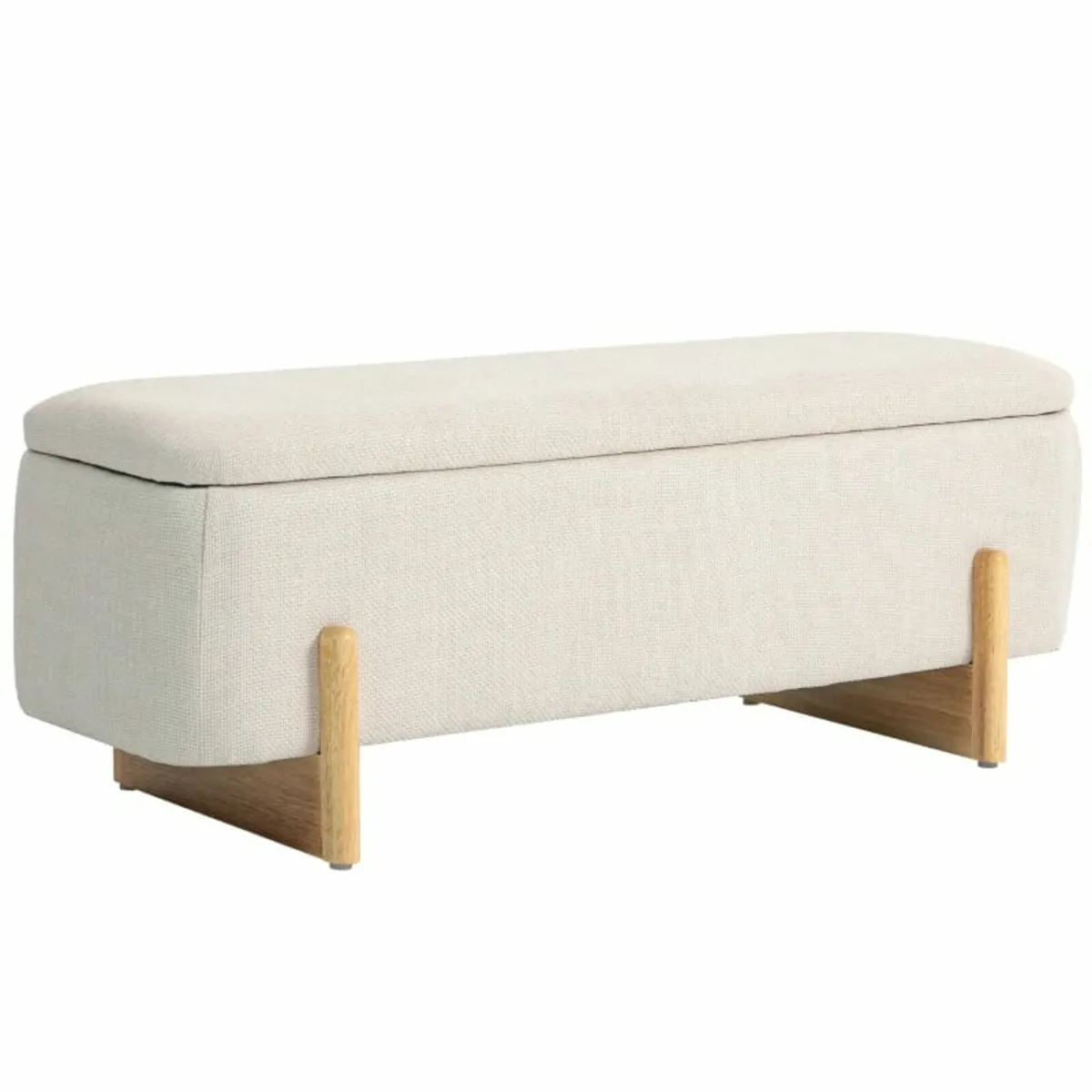 Storage stool with storage, Bench with foam paddin - Image 1