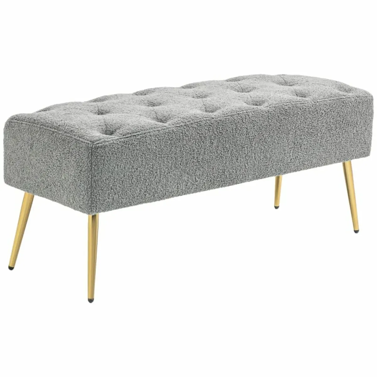 Bed Bench, Seating Bench, Soft Faux Lambswool Cove - Image 3