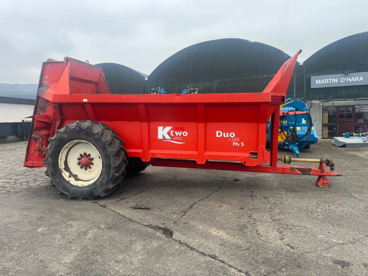 Ktwo Duo 1200 MK5 Rear Discharge Spreader - Image 3