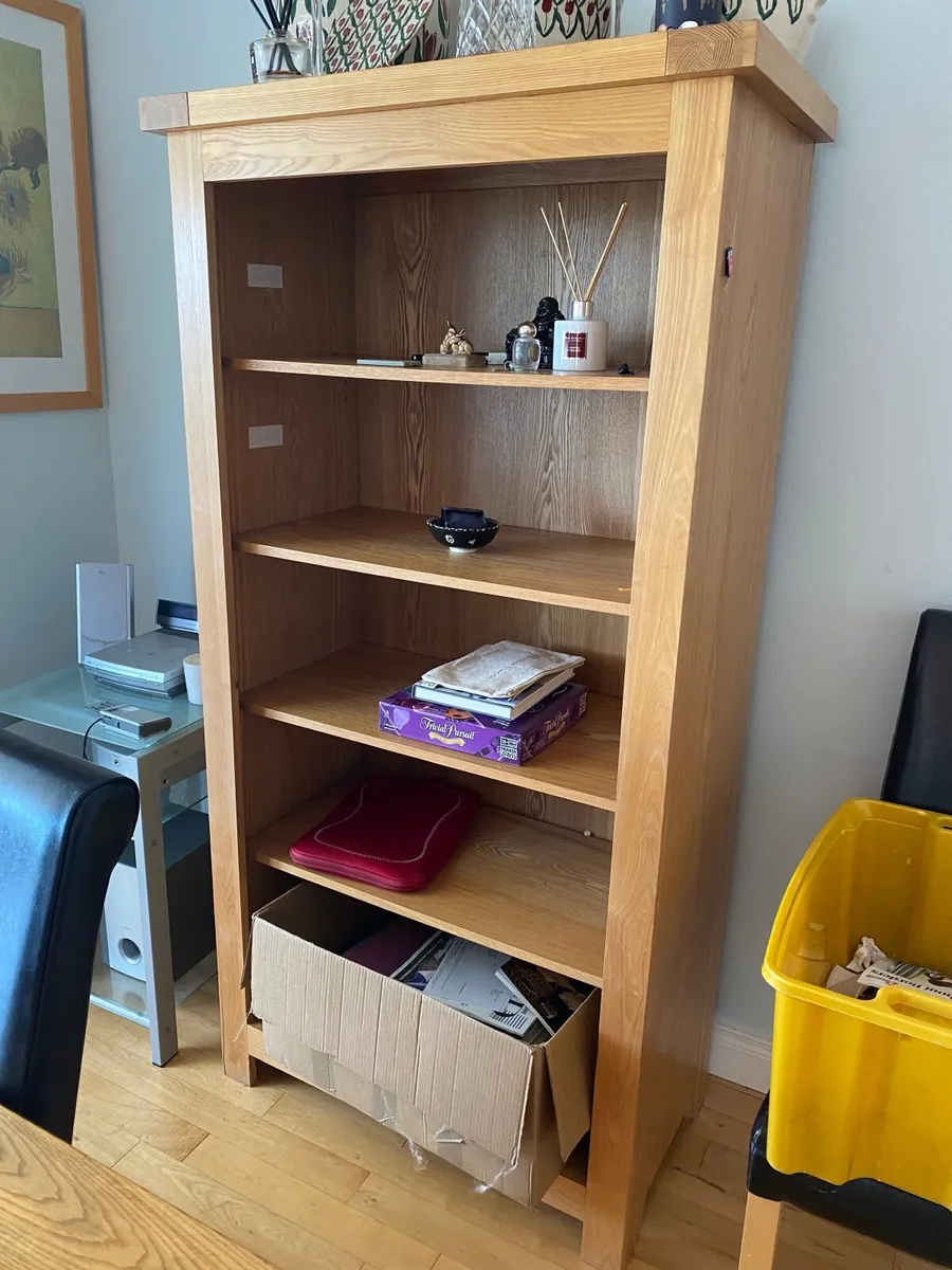 Solid Oak Bookcase - Image 3