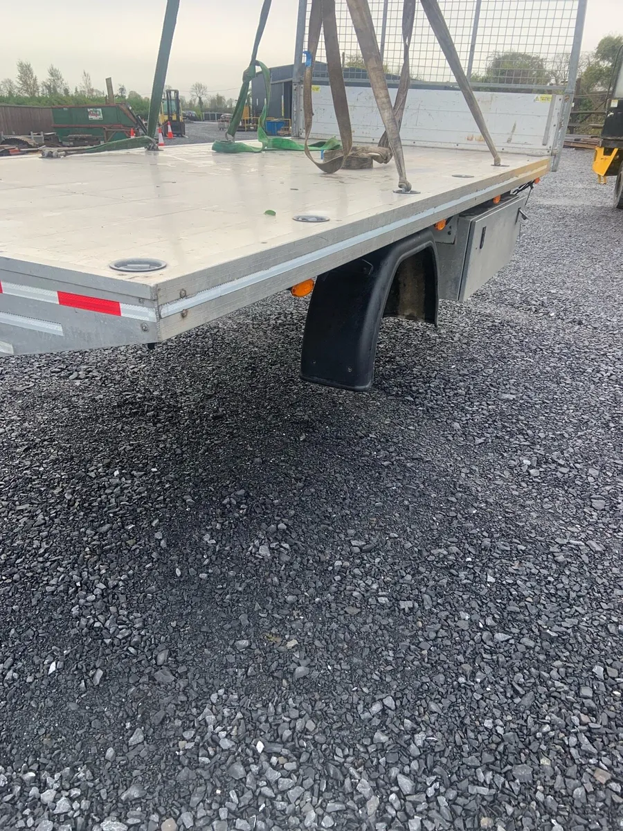 Aluminium Flatbed body 14x7 with two boxes - Image 2
