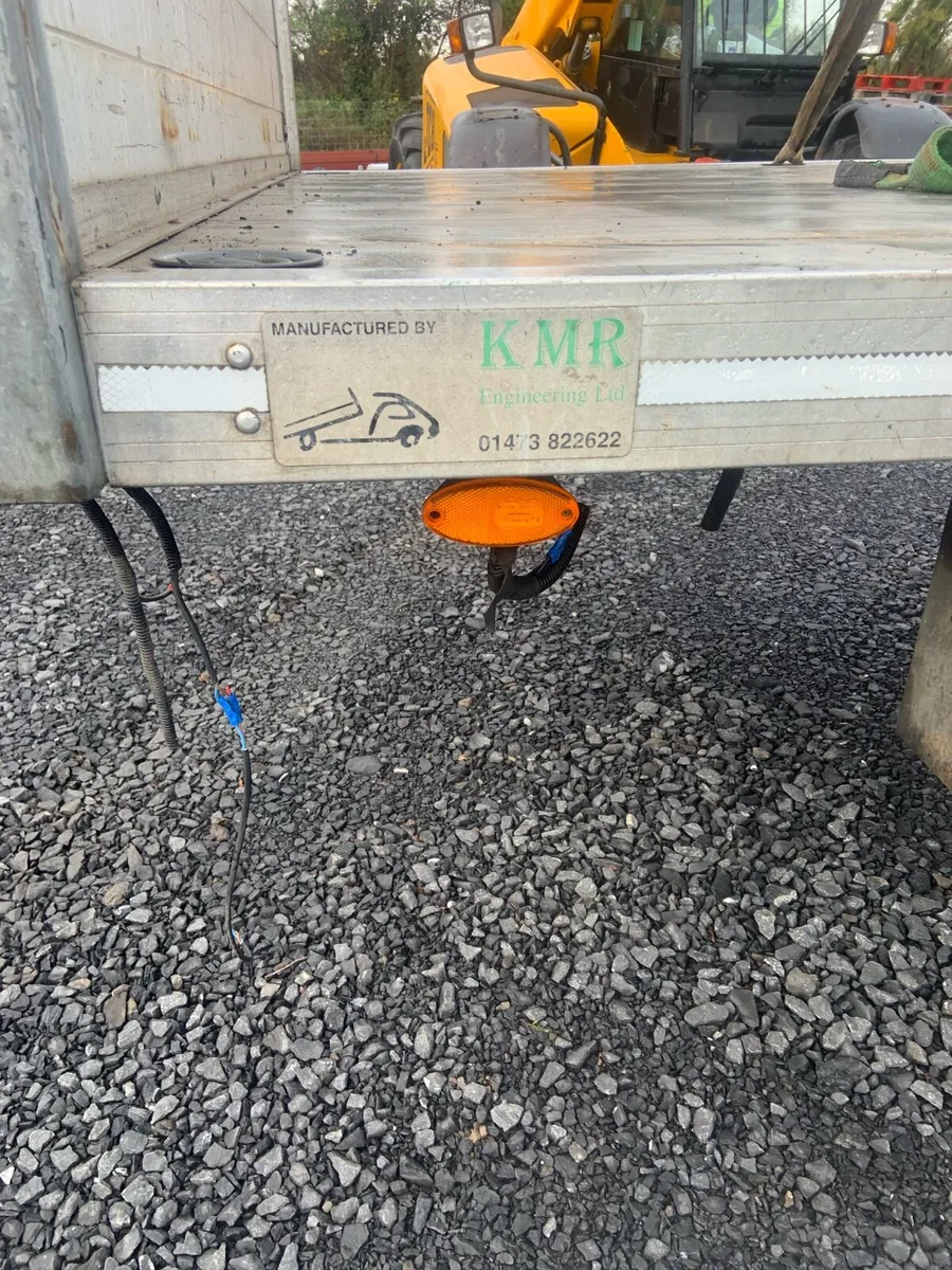 Aluminium Flatbed body 14x7 with two boxes - Image 3