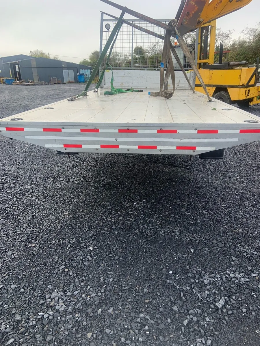 Aluminium Flatbed body 14x7 with two boxes - Image 1