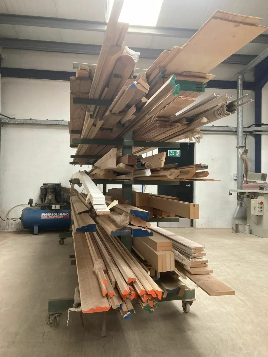 Storage Rack No 2 & Contents - Wood Working. - Image 1