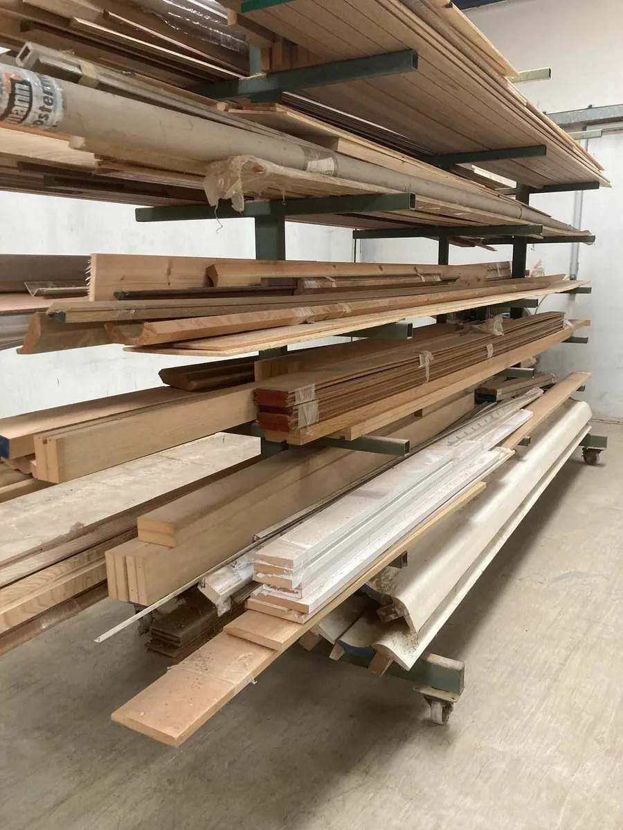 Storage Rack No 2 & Contents - Wood Working. - Image 2