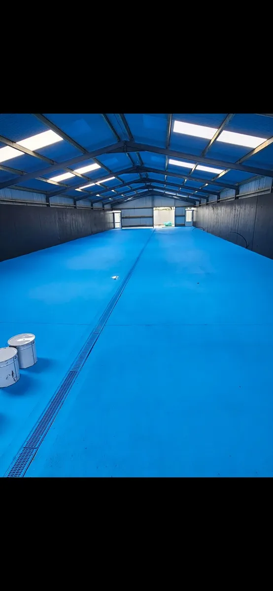 Industrial blue garage floor paints is now back - Image 1