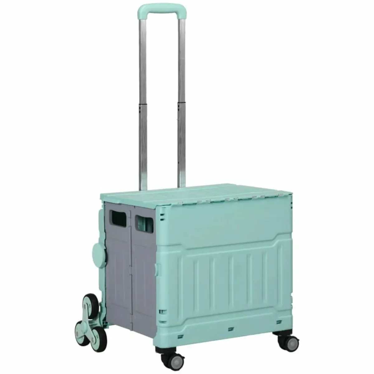 Cart Shopping Trolley, Stair-Climber, Foldable, Te - Image 1