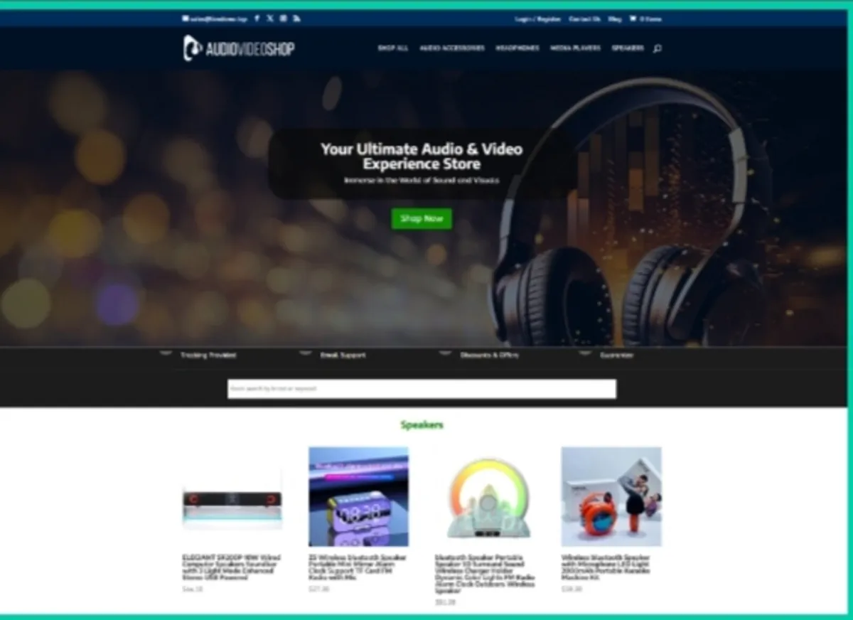 E-commerce Audio Video Store