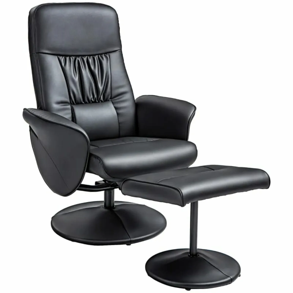 2-piece chair set Chair with ottoman Recliner with - Image 2