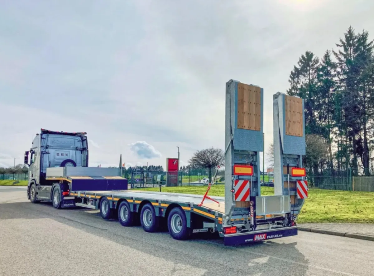 NEW MAX 4 AXLE LOW LOADER (Red) - Image 2