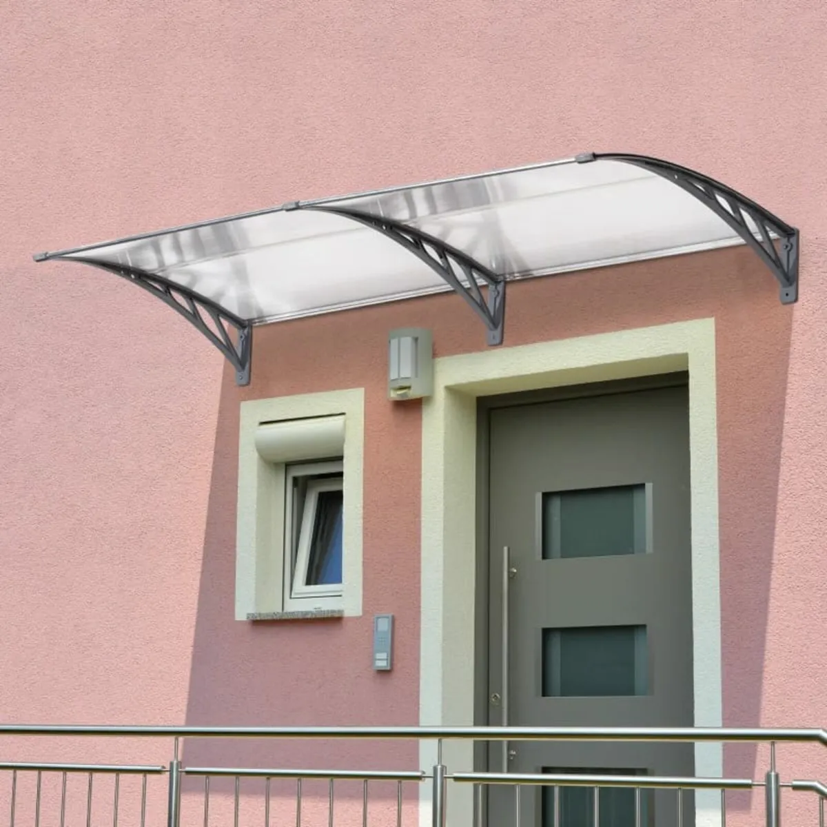Door Canopy Awning Outdoor Window Rain Shelter Cov - Image 2