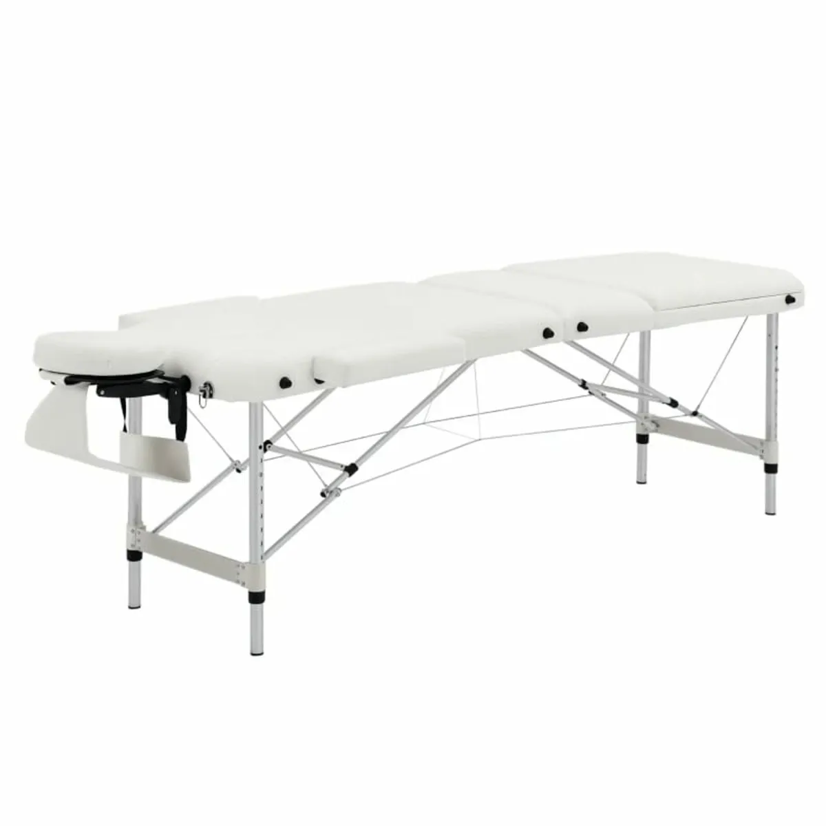 Mobile 3-Zone Folding Massage Table with Headrest - Image 3