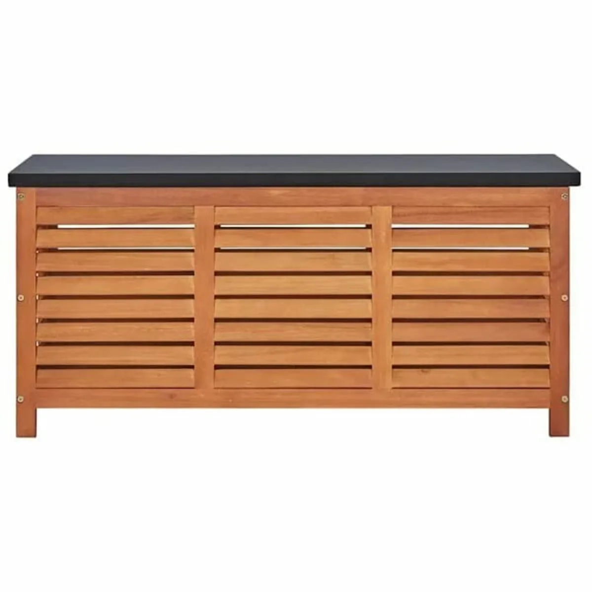 Storage Box 117x50x55 cm Solid Eucalyptus Wood - Image 4