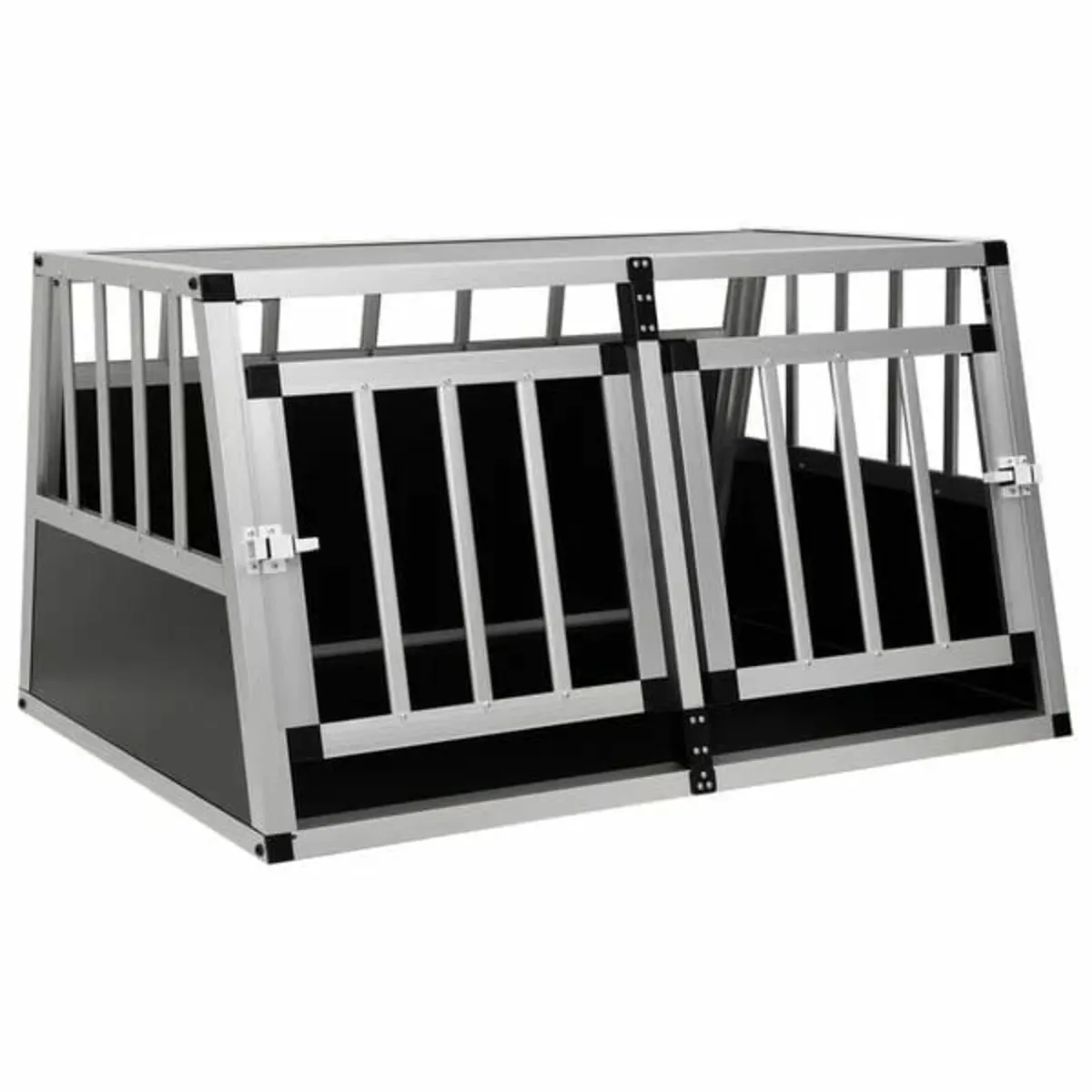Dog Cage with Double Door 89x69x50 cm - Image 4