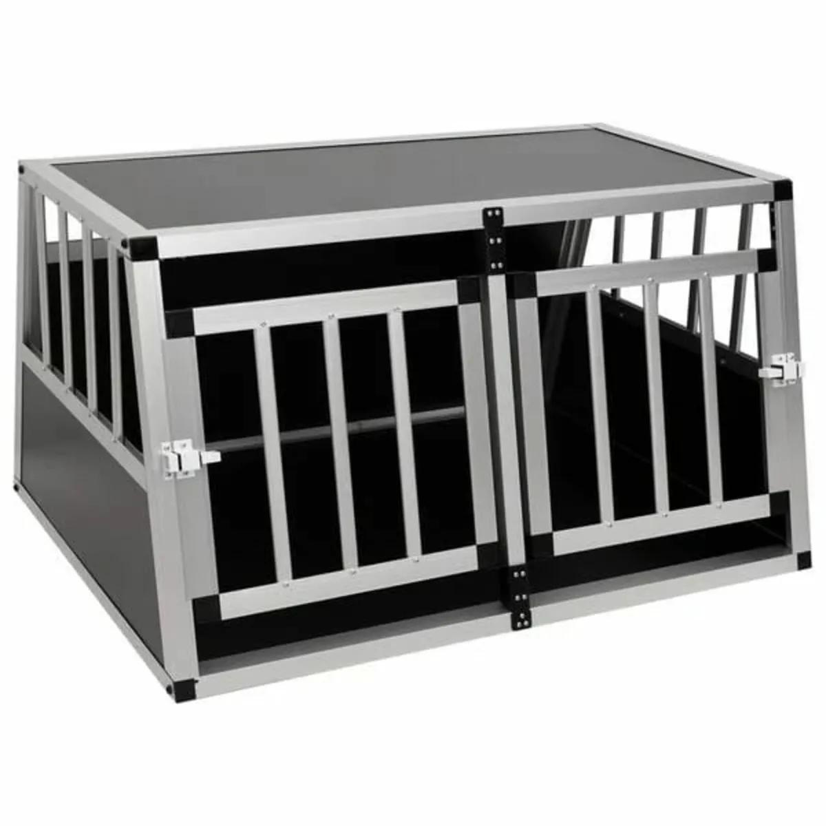 Dog Cage with Double Door 89x69x50 cm - Image 1