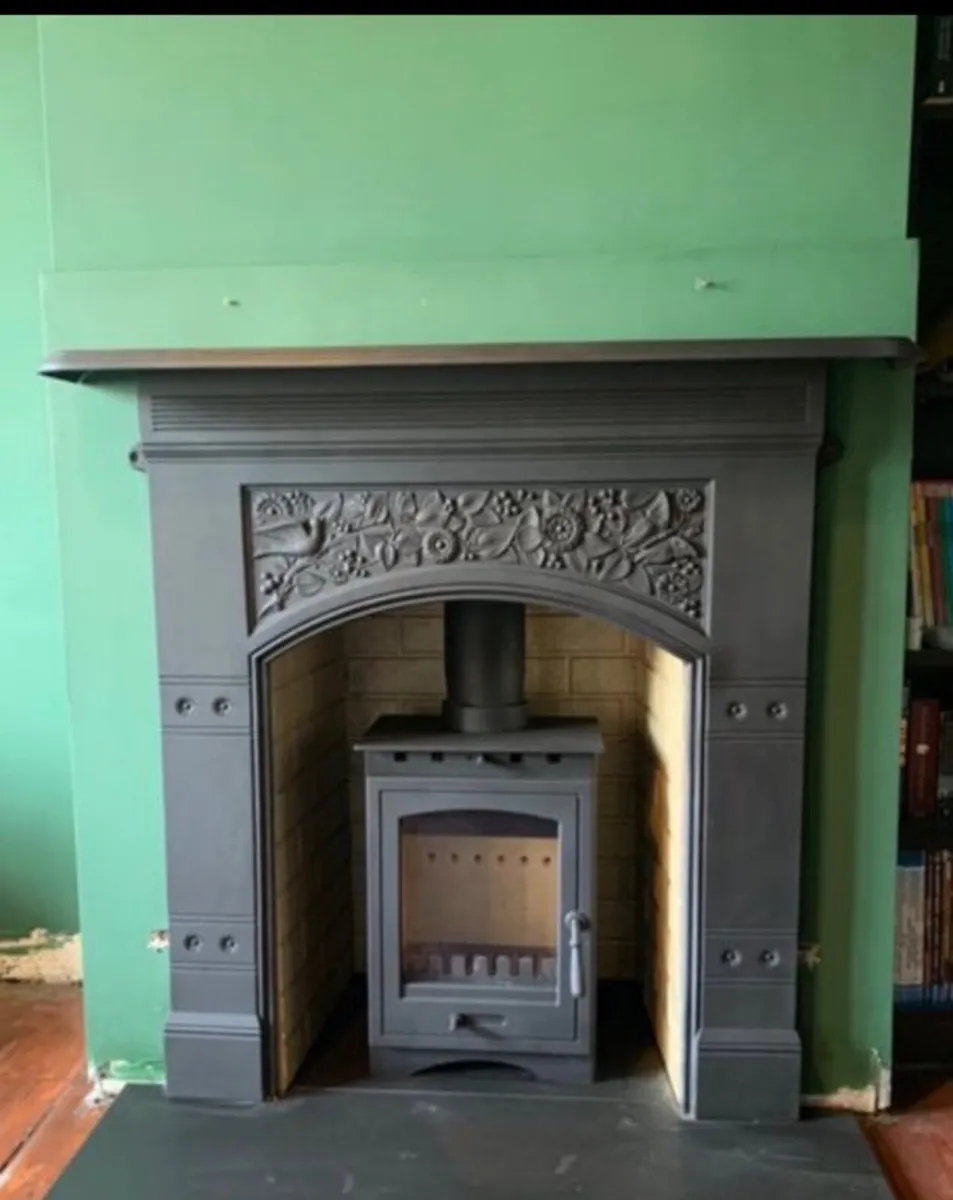 Timber fireplace surround - Image 2