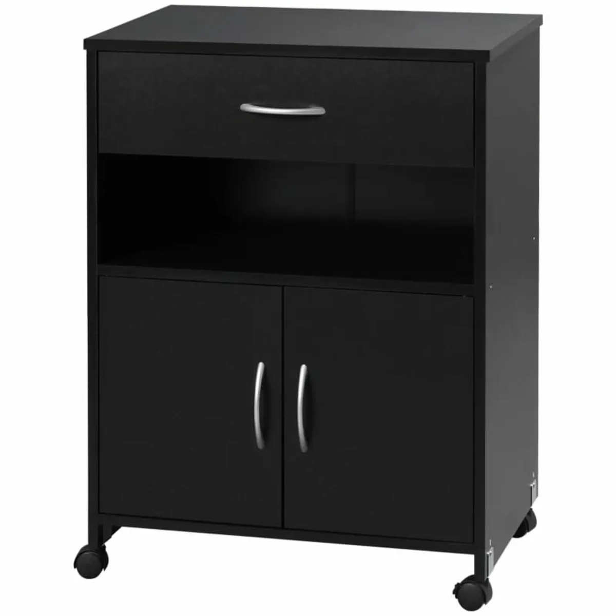 Stand Mobile Printer Cabinet with Storage, Open Sh - Image 1
