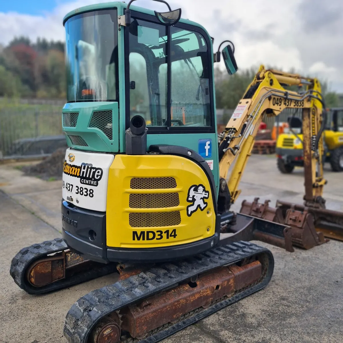 Yanmar Vio33 U 3.5 ton  Digger Excavator - Image 1