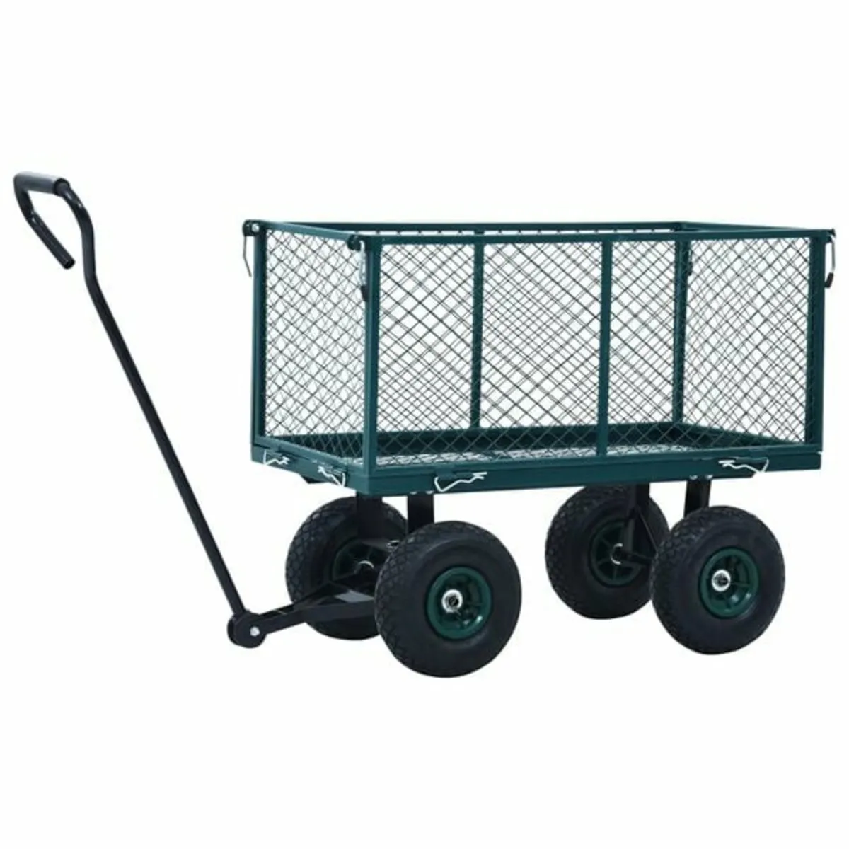 Garden Hand Trolley Green 350 kg - Image 4